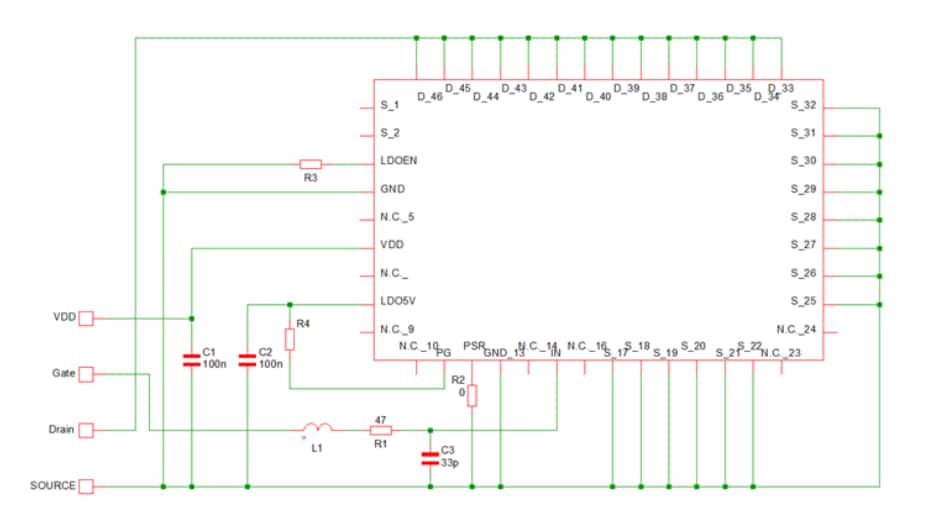 原理图 - ROHM Semiconductor BM3G107MUV-EVK-003 评估板